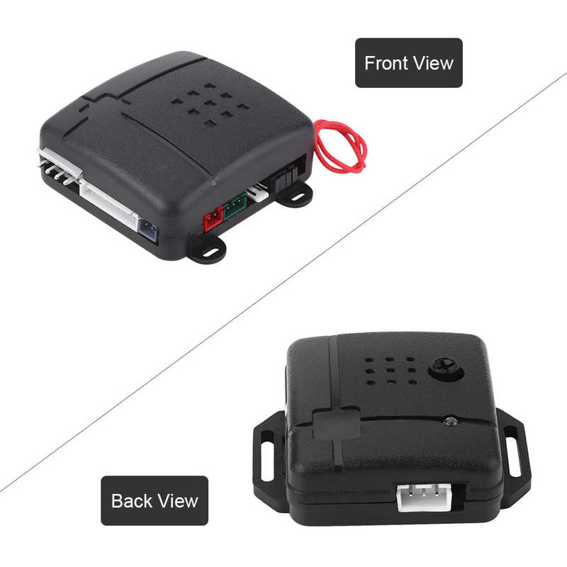 Universele Auto Alarm Beveiliging Systeem Keyless Entry Met 2 Afstandsbedieningen Sirene