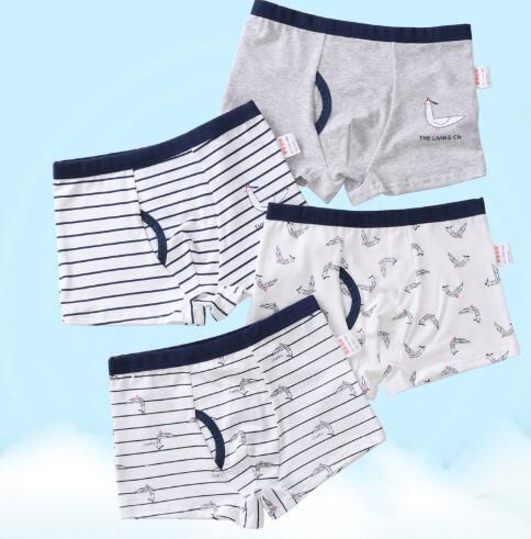 Spædbørn børn baby drenge bomulds boxershorts tegneserieundertøjsshorts til småbørn børn 4 stk/pakning