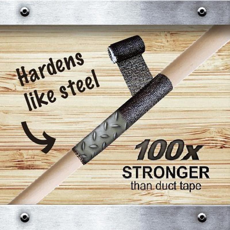 Fiber Fix Ridiculously Strong Repair Wrap Fiber Fix 2" x 50" Tool Useful Magic