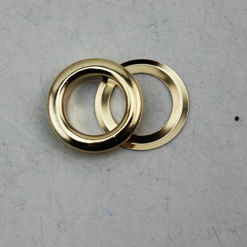 300set 10mm wide-brimmed eyelet Antique Silver metal copper eyelets buttons clothes accessory handbag findings: rose gold