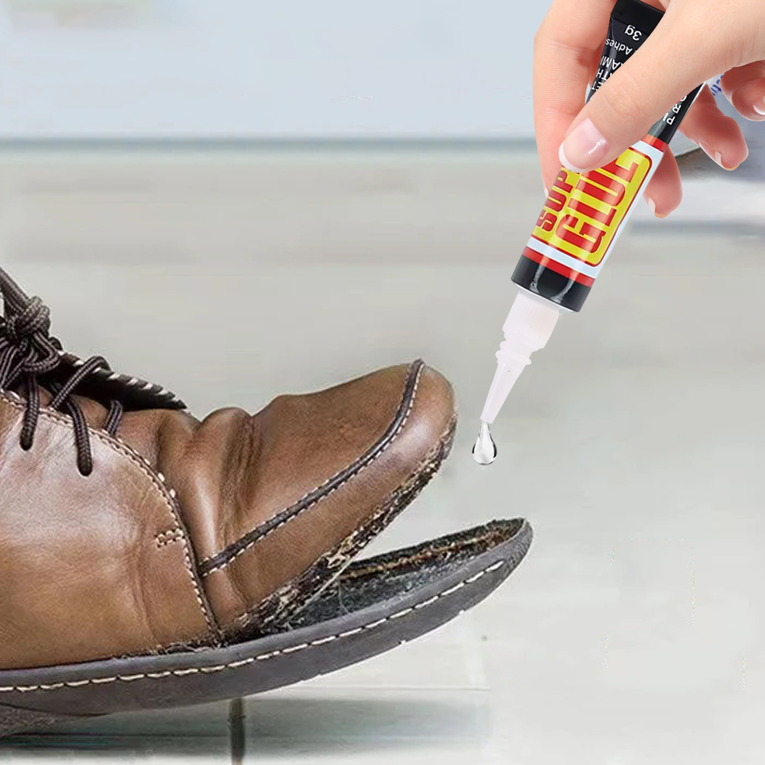 10/50pz Liquido super Colla Legno Gomma Metallo Vetro Cianoacrilato Adesivo Istantaneo forte Legame Pelle Scarpe Ad Asciugatura Rapida Colla di Riparazione