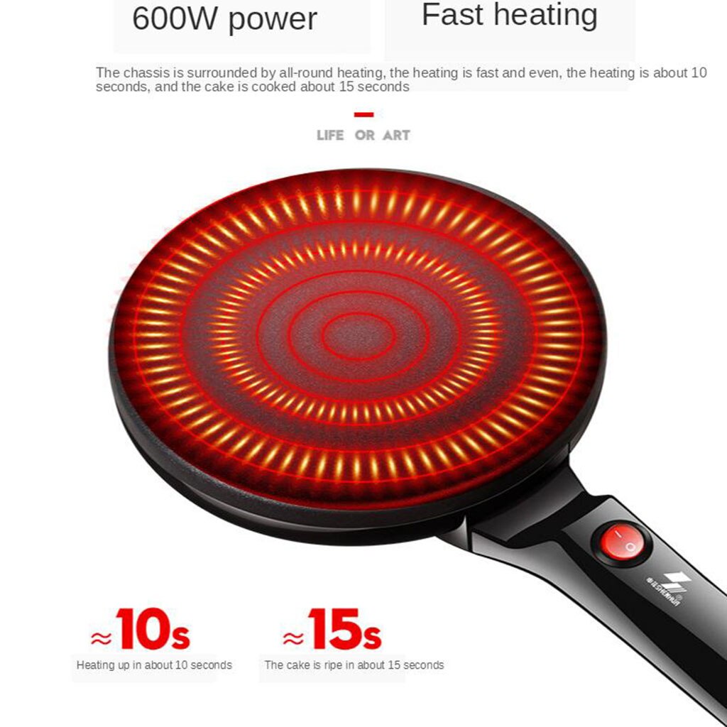 Pizza Machine Spring Cake Machine Crepe Maker Hunchun Roll Skin Machine Home Pancake Pot Electric Baking Pan