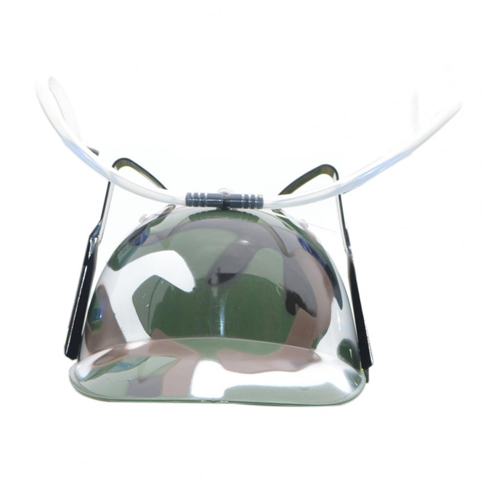 Casco para beber cerveza y refresco, sombrero para de cumpleaños, juguete único y fresco, bebida manos libres, juguete minero, novedad de