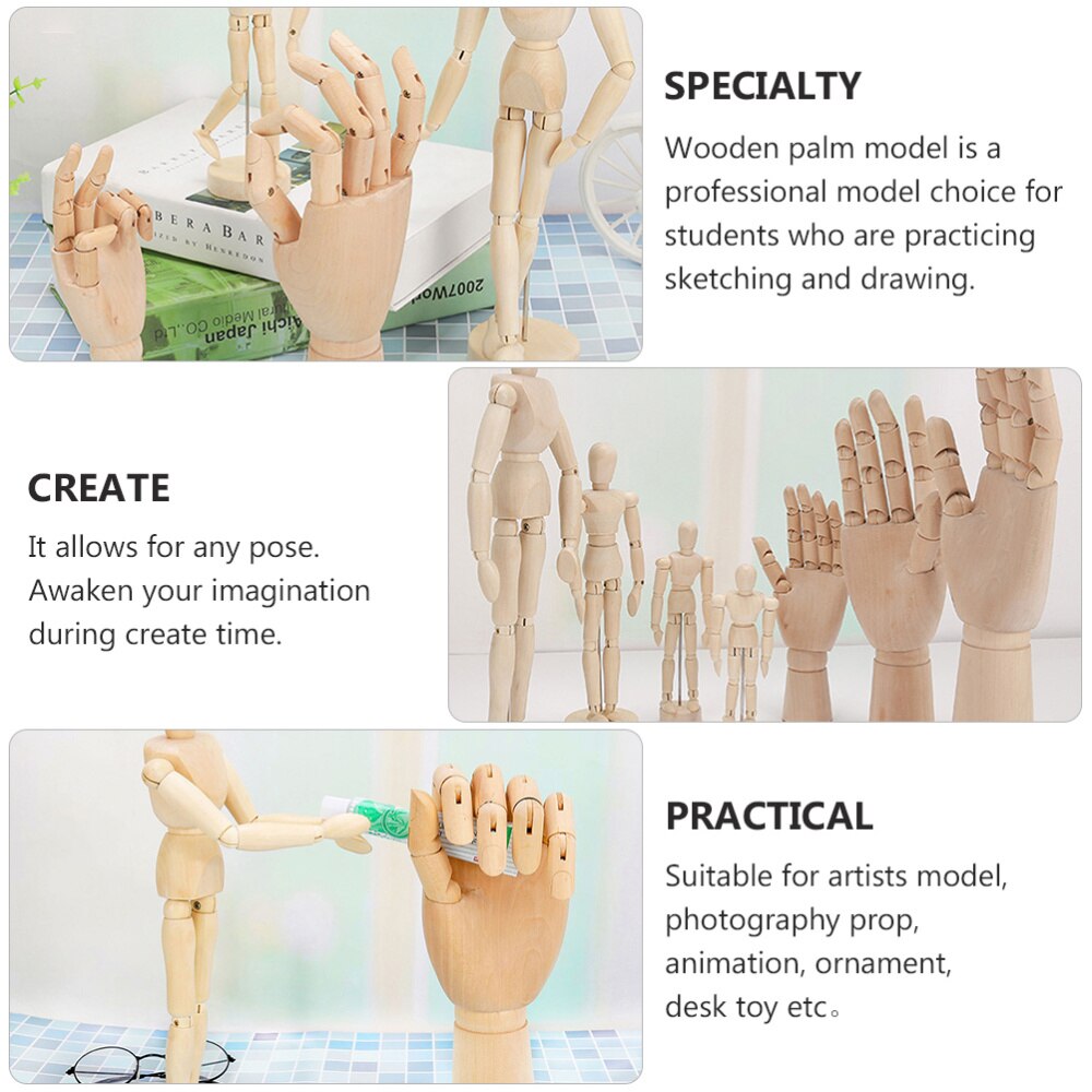 Wooden Joints Decorative Model Wooden Joints Ornament Desktop Adornment