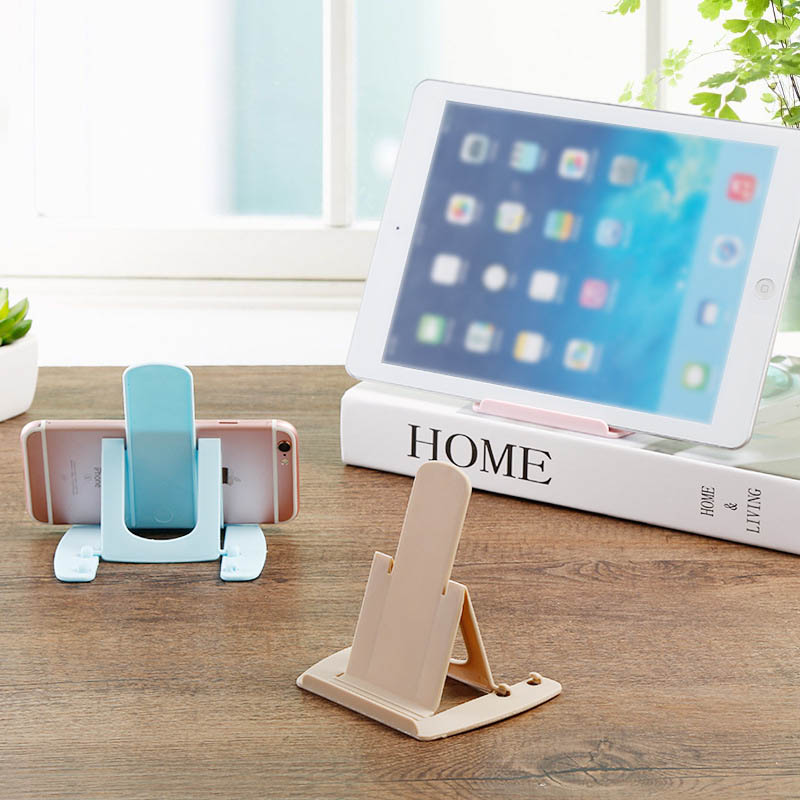 Suporte dobrável para smartphone, suporte portátil de plástico multiângulo para celular 1 peça