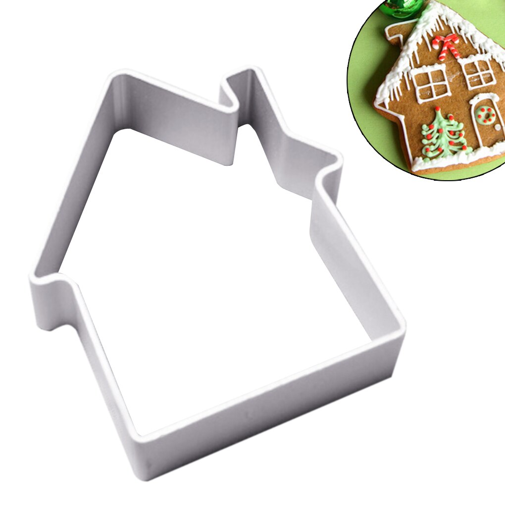 House Shaped Aluminium Mold Sugarcraft Cake Decorating Cookies Baking Pastry Cutter Mould Tool baking tools for cakes