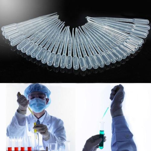 100 stuks 3ml wegwerp plastic oogdruppelaar set transfer gegradueerde pipetten transparante waterbuis druppelaar