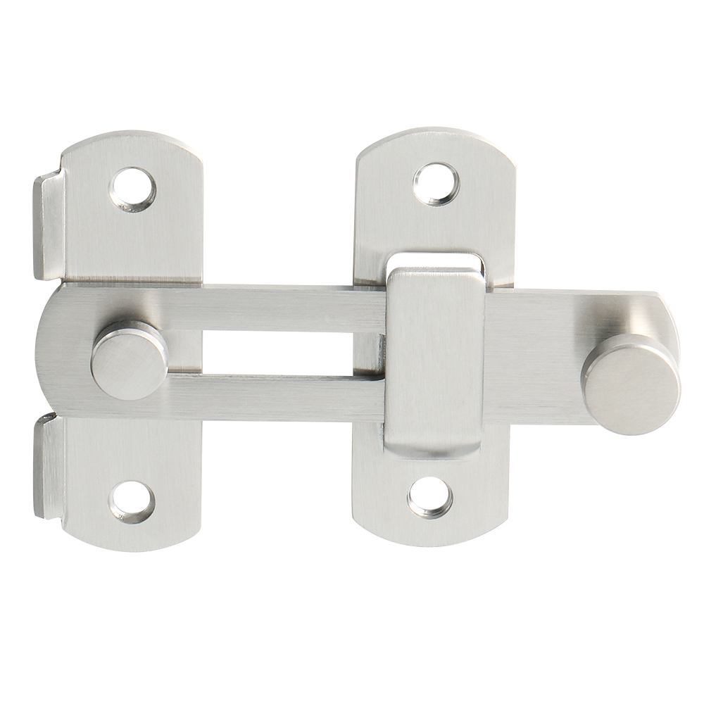 Alise SUS 304 Stainless Steel Flip Latch Gate Latches Door Lock Bar Latch for Windows Sliding Door Garden Guardrails Pet Doors