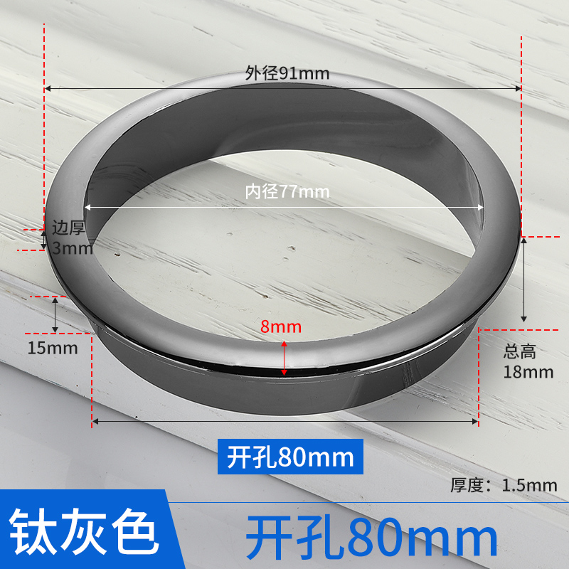 Computer Desk Cable Grommets Wire Hole Cover Cabinet Air Vent Decorative Ring Nylon Plastic Outlet Port Furniture Hardware: Orange