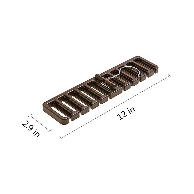 Multi-style et multi-fonctionnel nouveaux hommes cintre placard ceinture dames écharpe cravate cintre cravate étagère de rangement ceinture support de stockage: A3