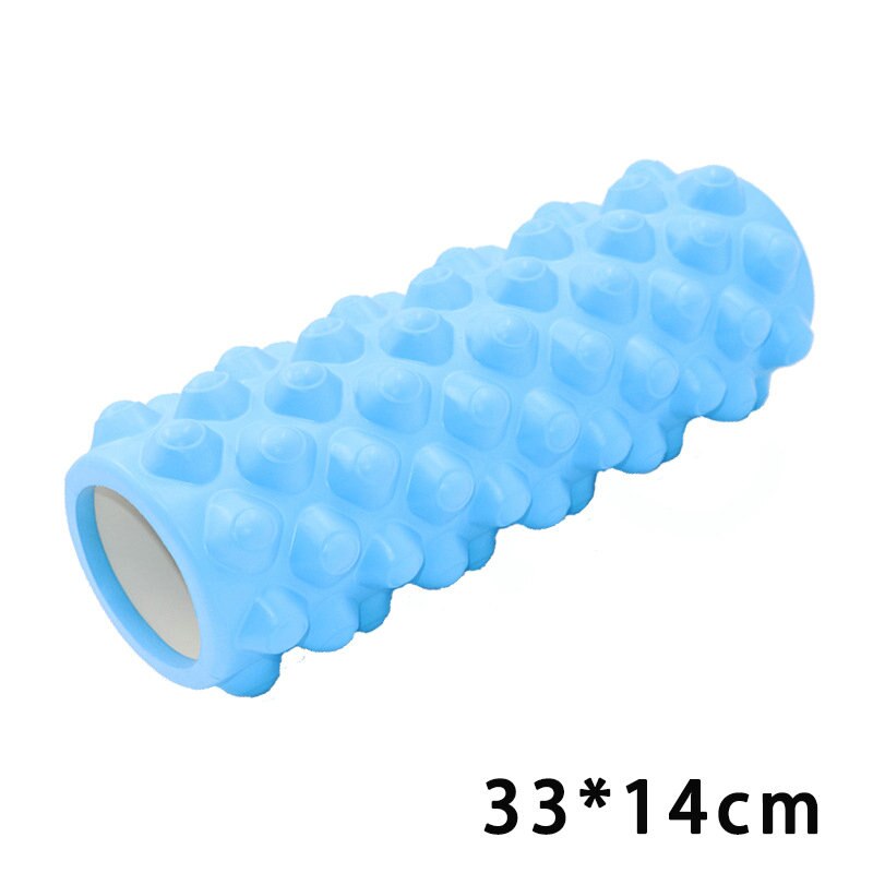 33Cm Eva Holle Floating Point Wolf Tand Vormige Yoga Kolom Holle Schuim As Balans Bar Pilates Yoga Kolom: Blauw