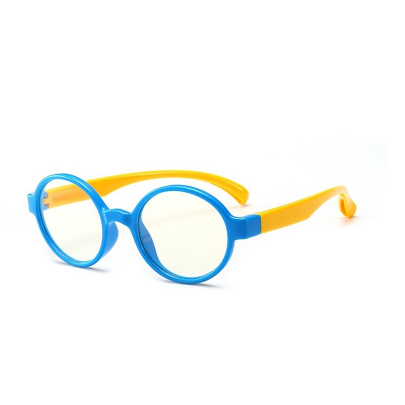 Iboode Kids Bril Bril Bril TR90 Frame Eyewear Kids UV400 Jongen Meisjes Leuke Cool Bril Voor Kinderen Jongens Meisjes: Blauw