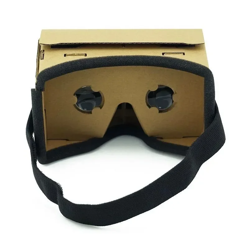 1pc google cardboard 3d vr virtual reality-brillen voor android of telefoon vr-model doe-het-zelf: transformeer je apparaat in een groot scherm