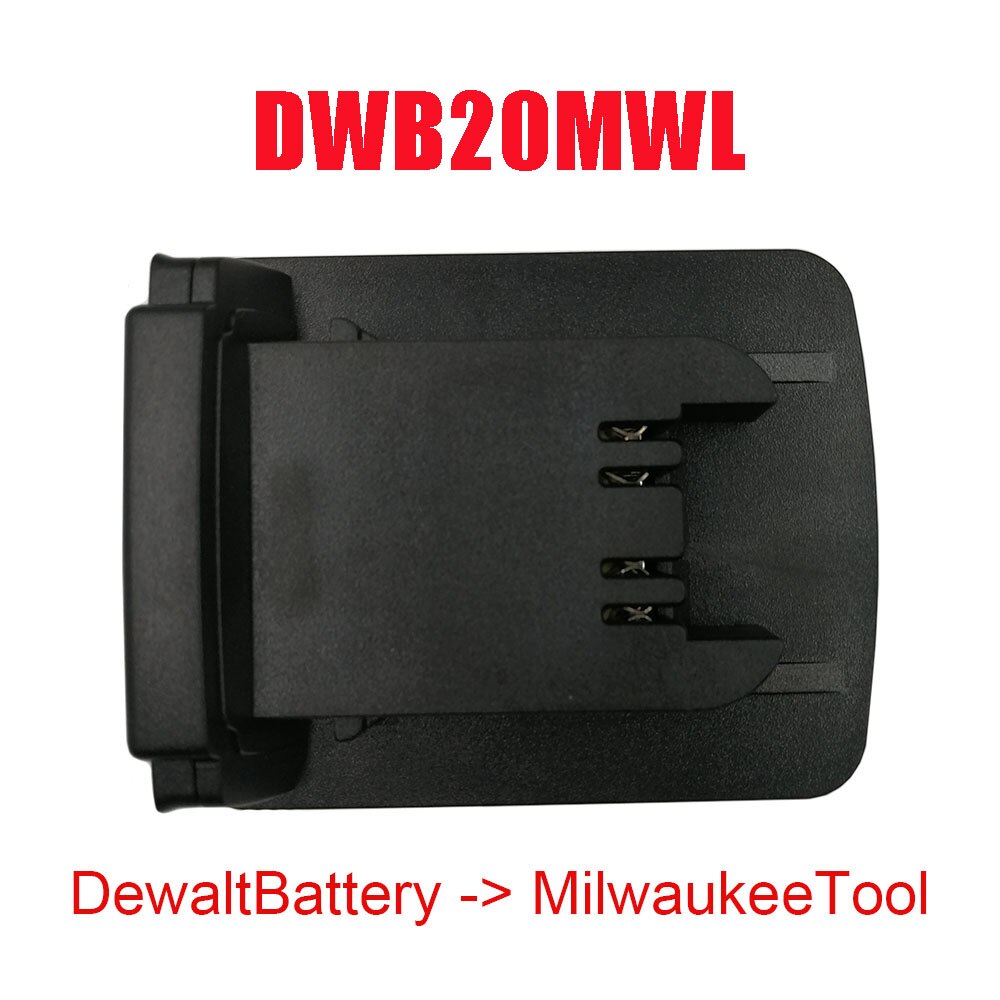 Li-ion batteri værktøj  mt20ml adapter konverter til makita bosch dewalt aeg ridgid devon worx hitachi batteri til milwaukee værktøj: Dwb 20 mwl