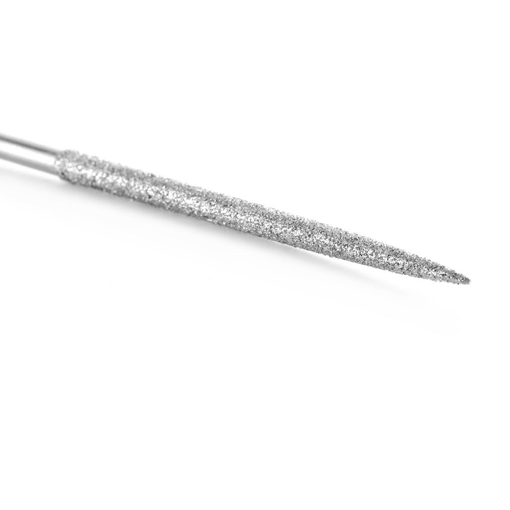 Diamond Model Small File, Flat File, Assorted File, 2 Pieces Of Red Handle 3 × 140 Round No. 5