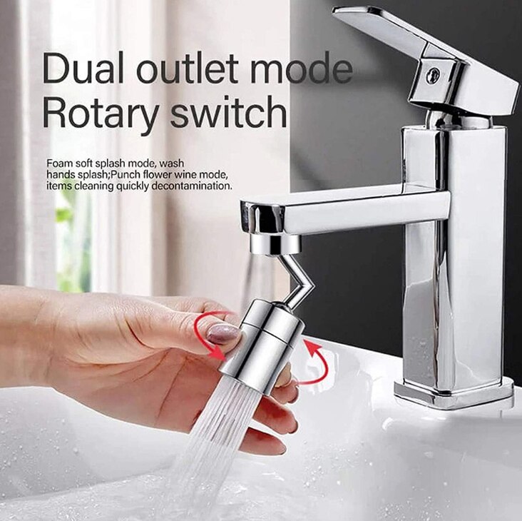 720 grad Spritzen Filter Wasserhahn sprühen Kopf Anti Spritzen Filter Wasserhahn 22-24mm Bewegliche Küche Wasserhahn Wasser Sparen düse Spritzgerät