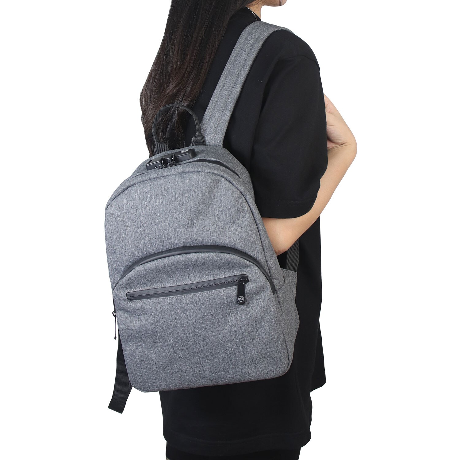 FIREDOG-Mini mochila a prueba de olores con cerradura para hombre y mujer, bolsa de almacenamiento de viaje, a prueba de olores