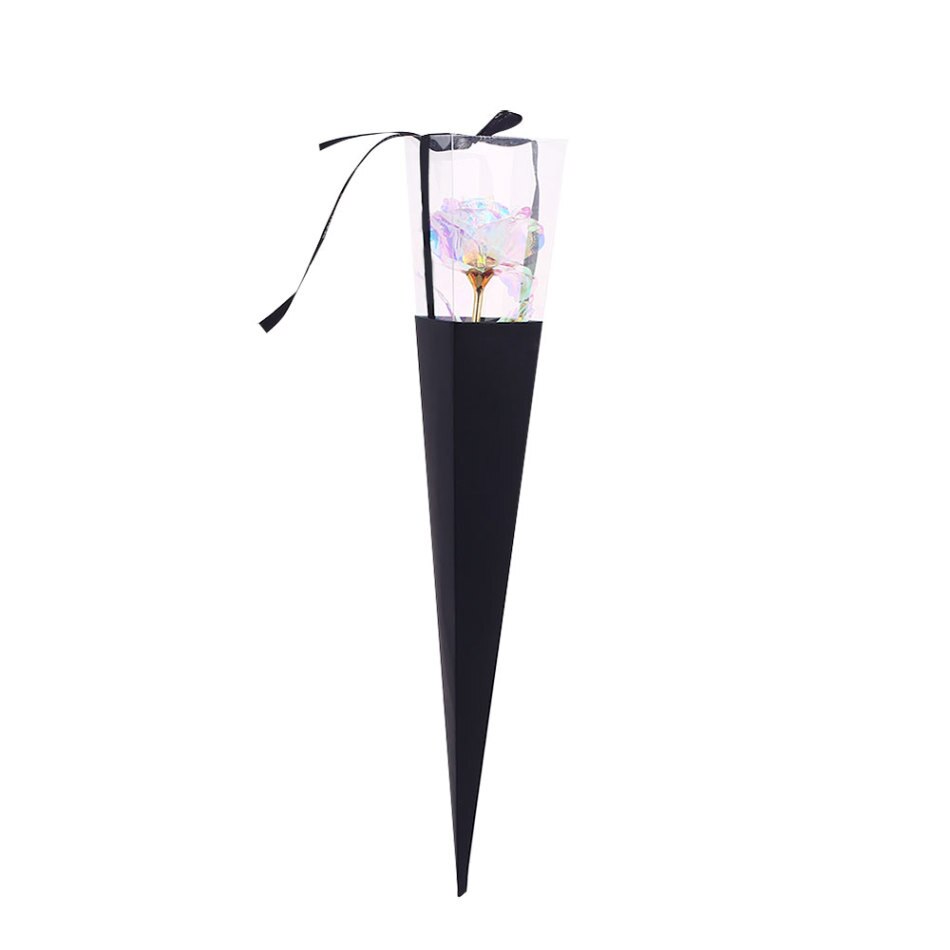 24K Color Gold Rose Simulated Flower Eternal Flower for Your Lover Wedding Party Anniversary Valentine'S Day Romantic Presents: Black