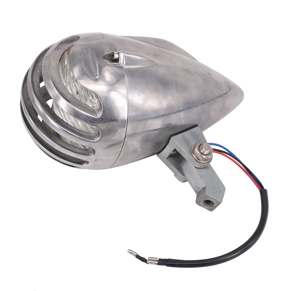 Motorcycle Universal 12V Headlight Headlamp Assembly Lamp For Harley Chopper Cafe Racer Touring Sportster Roadster Road King: Sliver