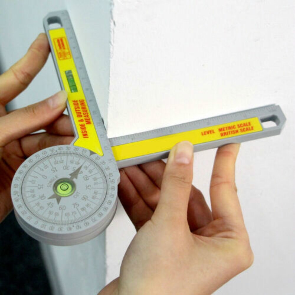 Engineering Pro Miter Saw Protractor Angle Finder Rule Degree Measurement Ruler