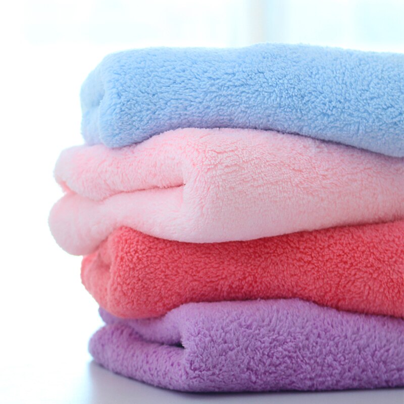 Womenmicrofiber badehåndklæde hår tør hurtigtørrende lady badehåndklæde blødt brusebad til kvinde mand turban hoved wrap badeværktøj