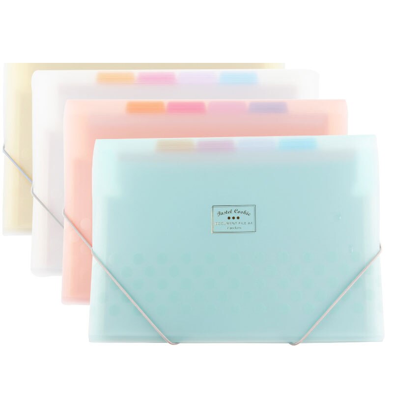 File folder A4 Expanding Wallet Document organizer File folder A4 Frosted PP 4 colors available FIle Folder fog-like feeling