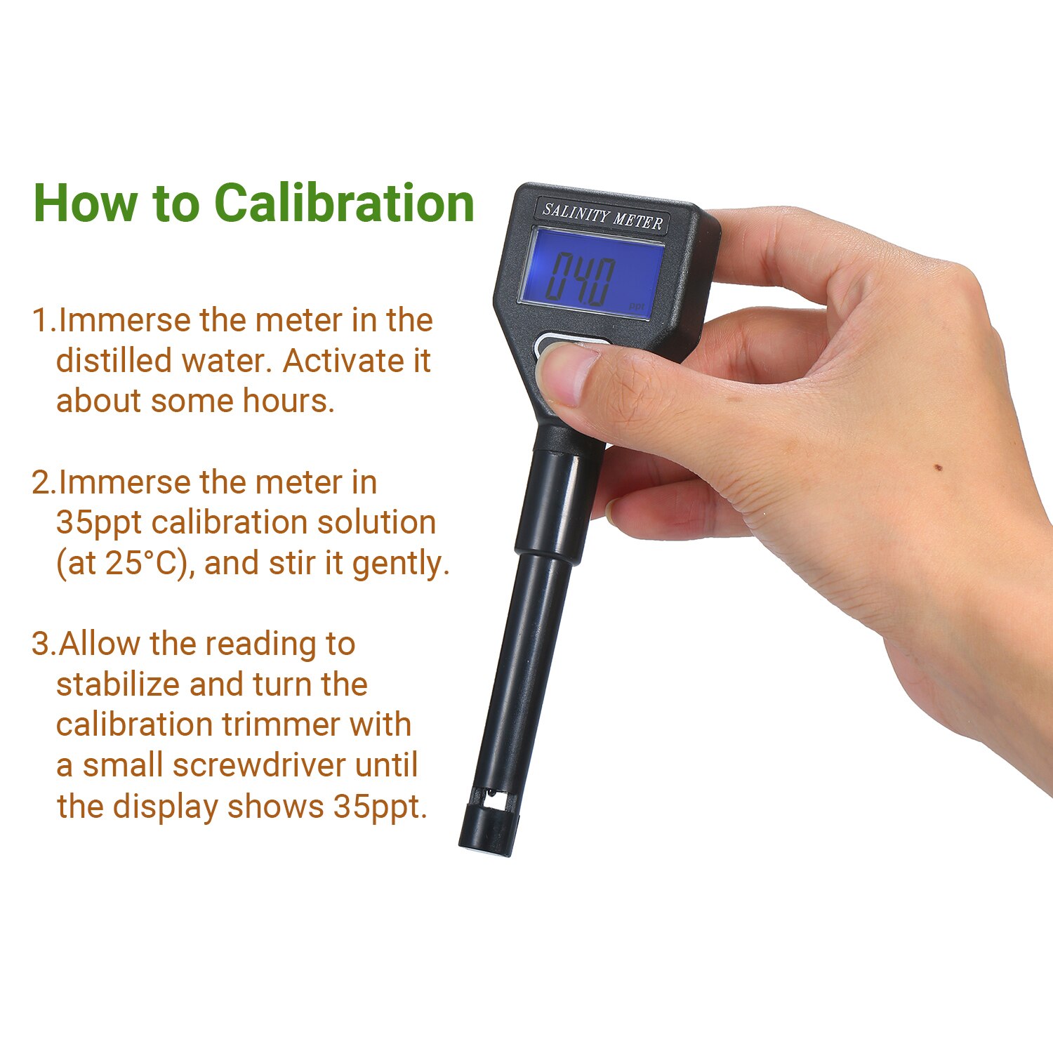 Zeewater Zoutgehalte Refractometer Draagbare Handheld Zoutgehalte Meter Atc Salinometer Aquarium Halometer Zout Gauge Zoutwater Tester