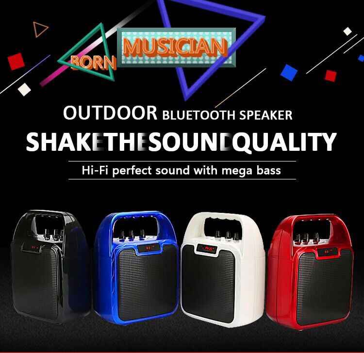 Portable Bluetooth PA System Speaker - 10 Inch Line Array Karaoke Party Amplifier