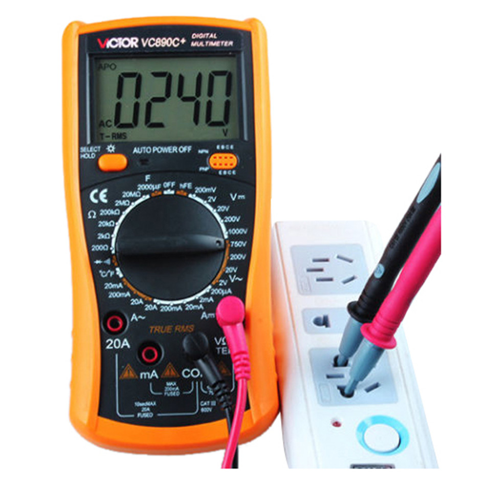 Lcd-scherm Digitale Multimeter 20000 uF Condensator ondersteuning