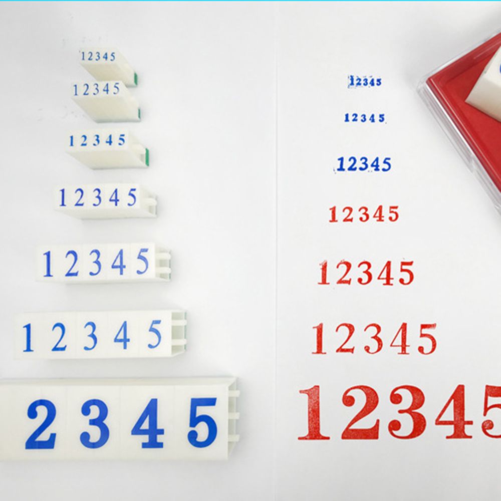 Mini DIY Paper Work Diary Album Wedding Letter Alphabet Stamp Digital Number Symbol Seal Chapter Combination Ink Print