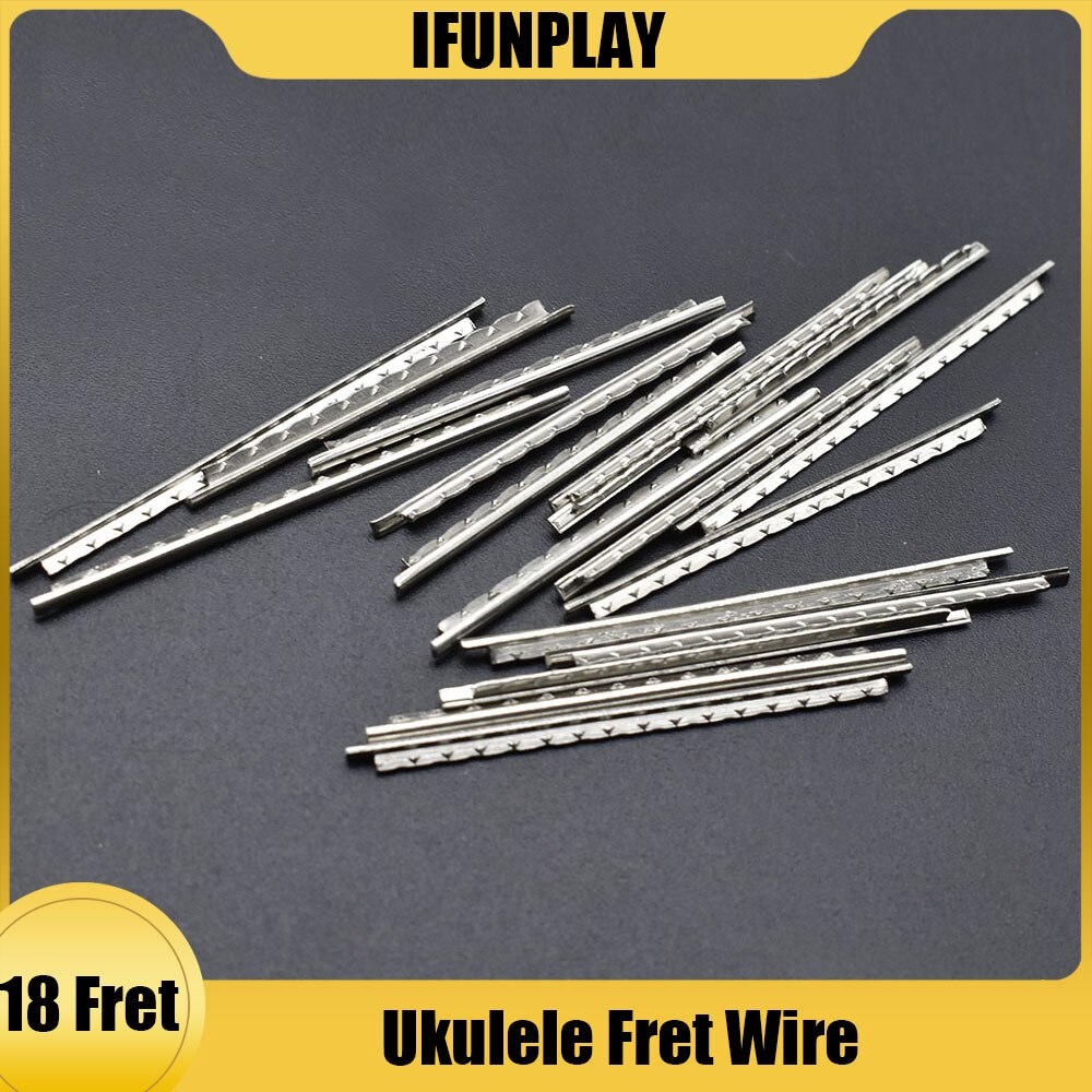 18Pcs Ukulele Fret Wire Copper Fretdraad Set 1.6Mm Voor 4 String Mini Gitaar Ukulele