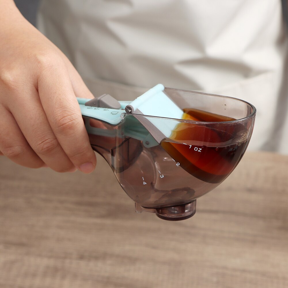 Kitchen Digital Magnetic Adjustable Measuring Spoons Plastic Scoop Spoon With Scale Accessories Worthbuy Baking Digit Cup Tools