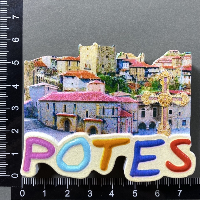 Europe Spain 3D Refrigerator Magnet Tourist Souvenirs Stickers,Home & Kitchen Decoration Fridge Magnet Message Sticker: Lavender