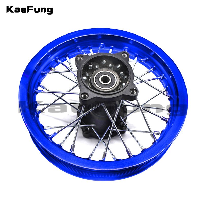 Jante de moto de 1.85 à 12 pouces, roue arrière de 80/100 à 12 pouces en Aluminium, moyeu s, trou de 15mm