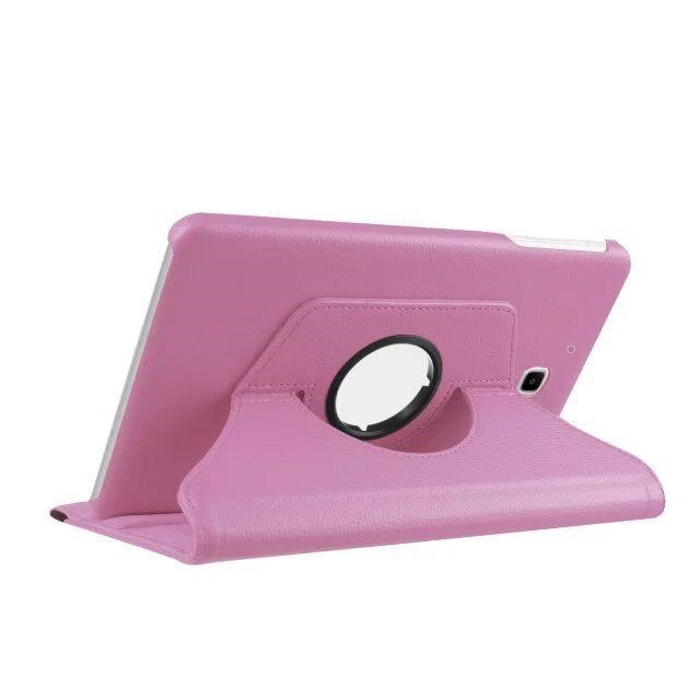 Cover For Samsung Galaxy Tab S4 10.5inch SM-T830 T835 Wi-Fi/4G LTE Tablet PU Flip Shell 360 Rotate Kickstand Protector Case: Pink