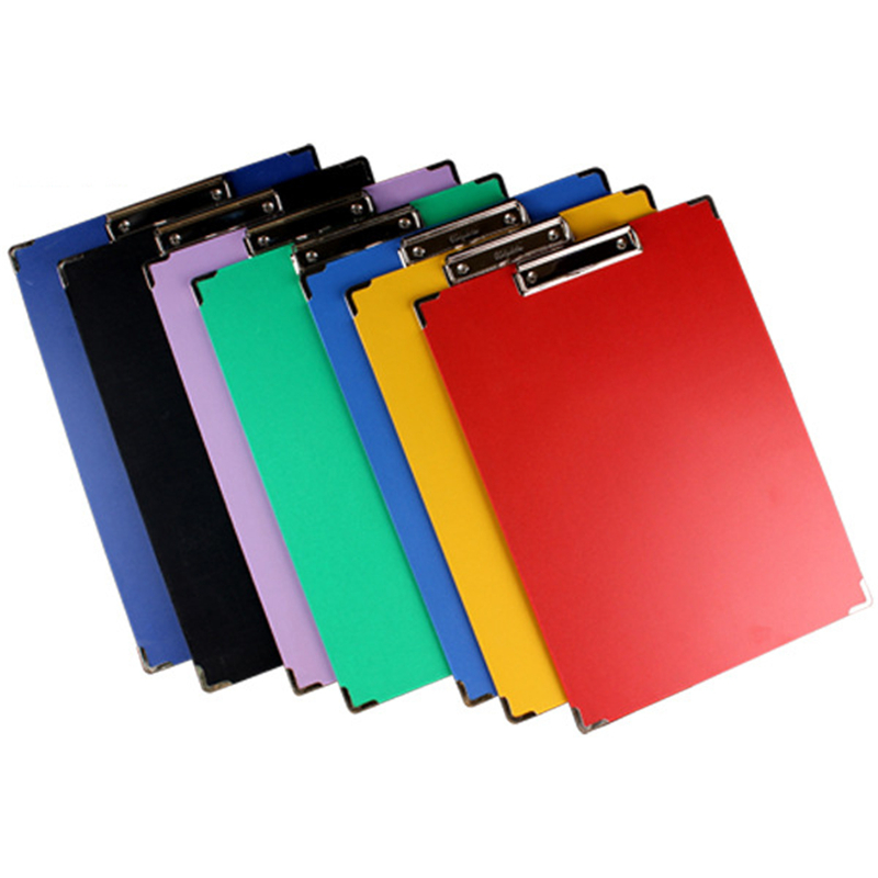1 piece Paper Clip Board 8K Multi-function Clipboard Colorful Board Office School Stationery Supplies