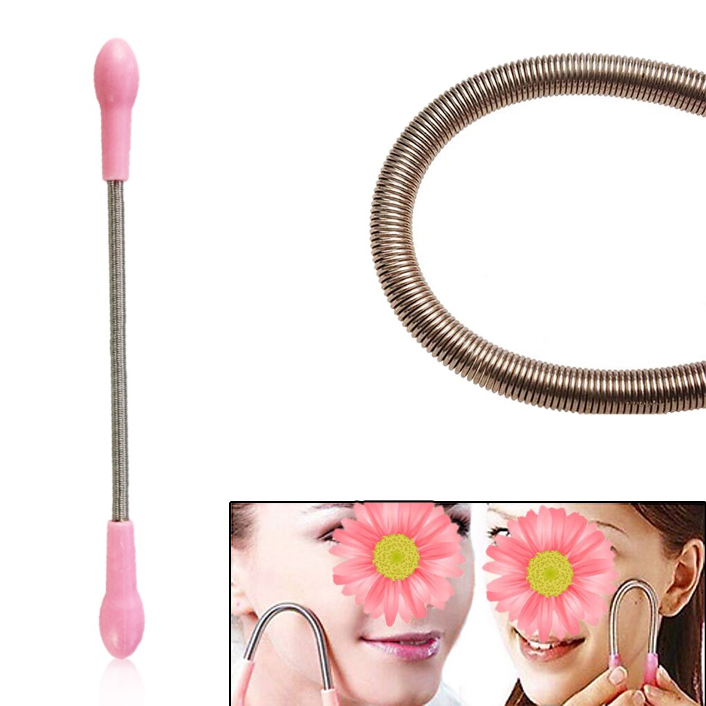 1PC Face Hair Removal Tool Facial Hair Spring Epilator Tool Body Hair Clean