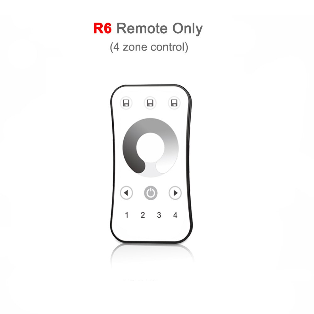Led dimmer switch 12v 24v dc  rf 2.4g trådlös fjärrkontroll pwm konstant spänning smart wifi enfärgad led strip dimmer  v1- l: R6 endast fjärrkontroll