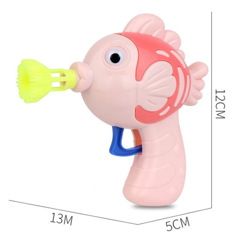 Leuke Vis Zeep Water Bubble Bubble Blower Machine Speelgoed Voor Kids Kinderen Manu T5EC