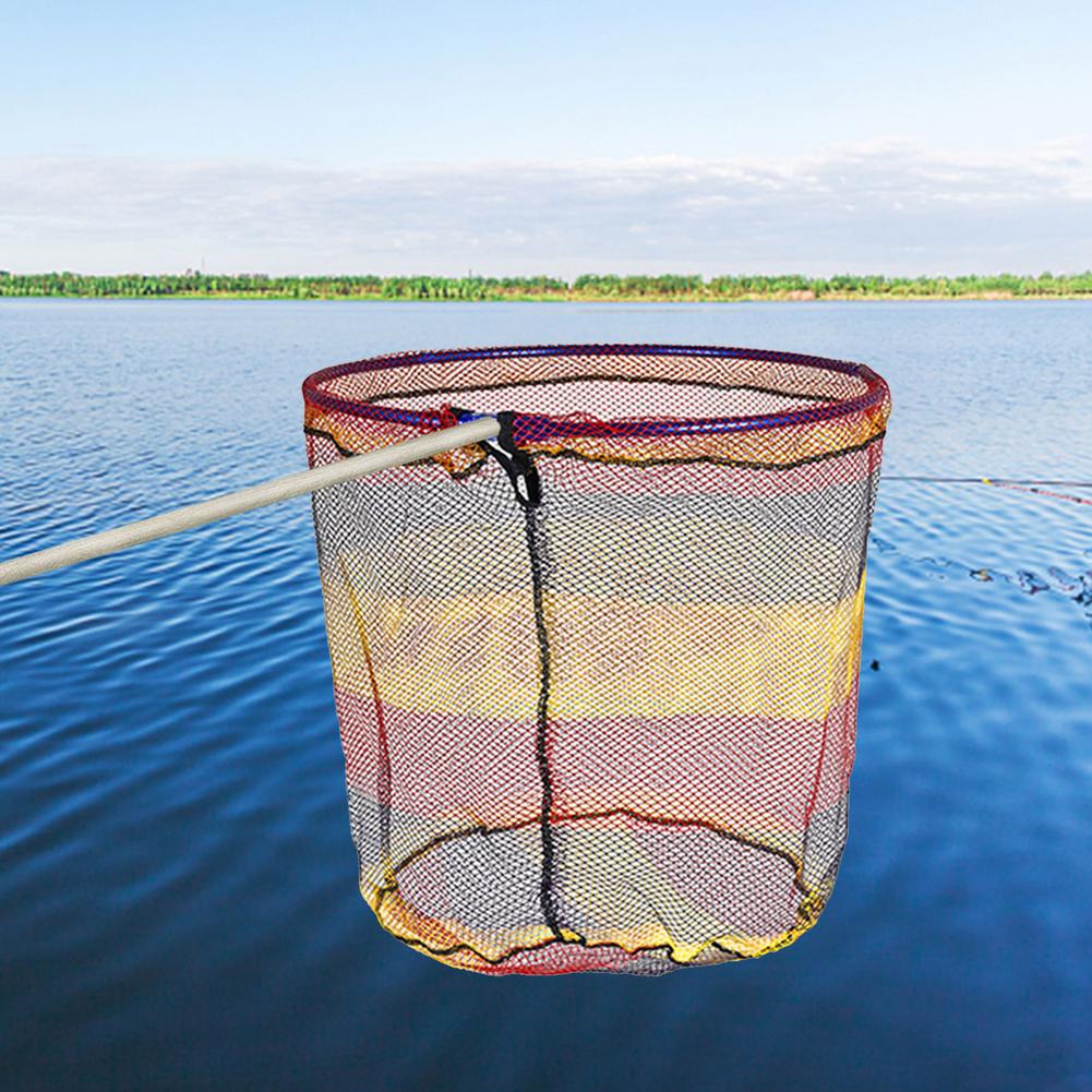 Floating Fishing Net Round Triangle Fishing Net Circle Convenient Portable With Corrosion Resistance Suitable For Most Floor Mes