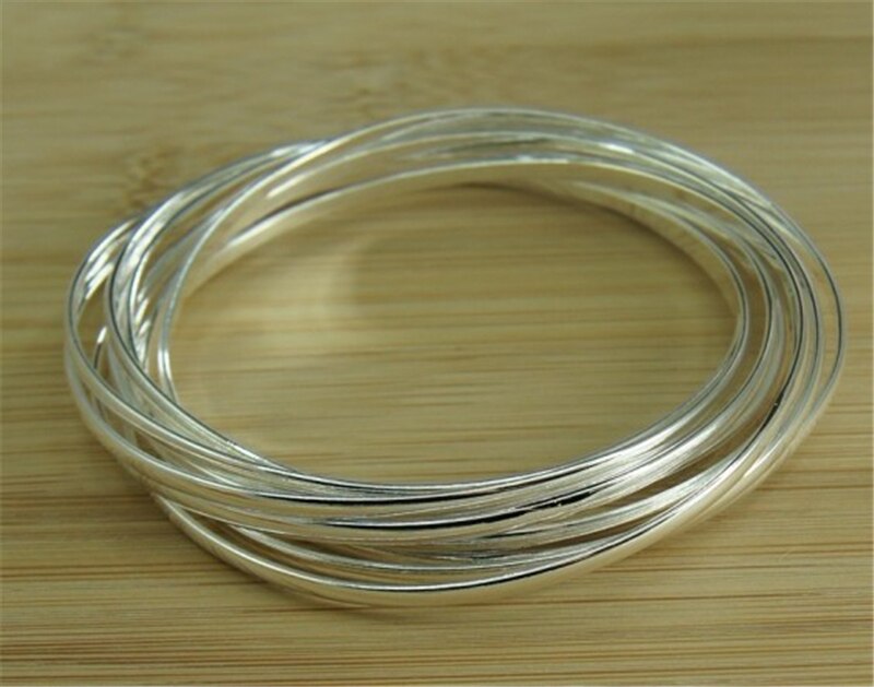 Charmhouse 925 Zilveren Armbanden Voor Vrouwen Multi Cirkels Bangle & Armbanden Polsbandje Pulseira Femme Mode-sieraden Bijoux