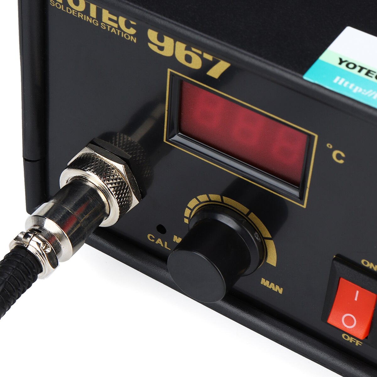 FORGELO 967 LED Digitale Soldeerstation AC100--265V Elektrische Rework Solderen Voor Telefoon PCB IC SMD BGA Lassen