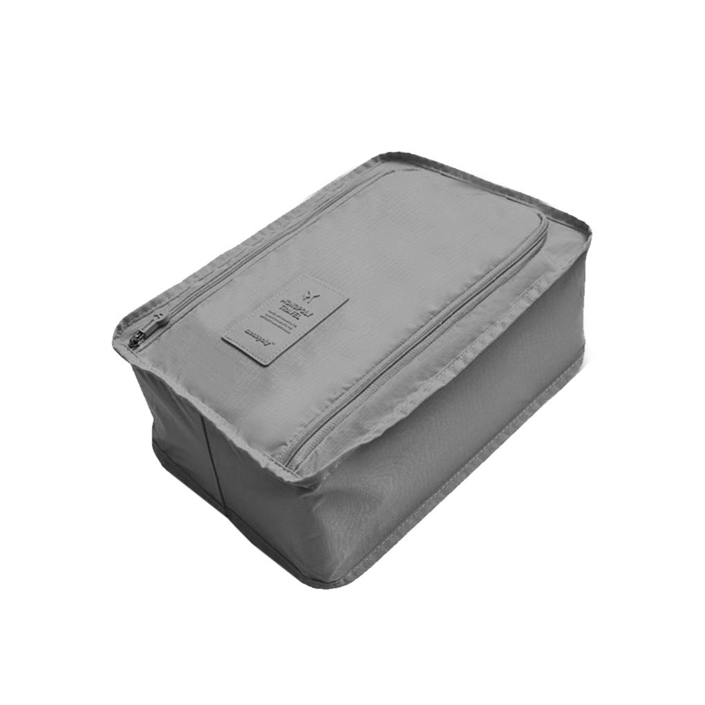 Portable Travel Shoes Bag Cloth Pants Accessories Tote Package Shoes Pouch Waterproof Storage Bag: Gray