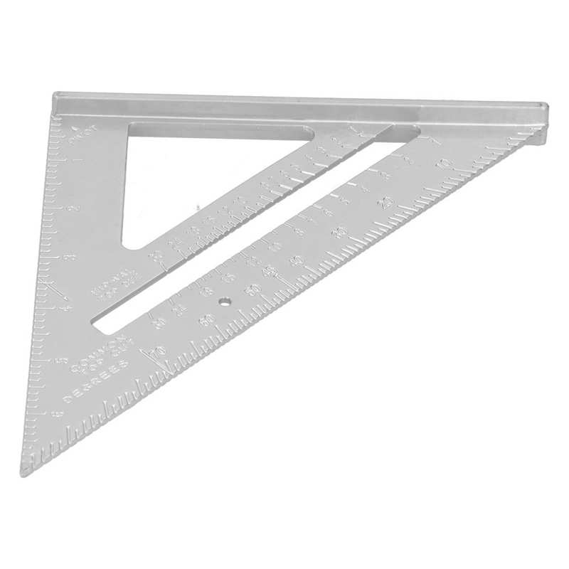7inch Aluminum Alloy Measuring Right Angle Ruler Woodworking Tool