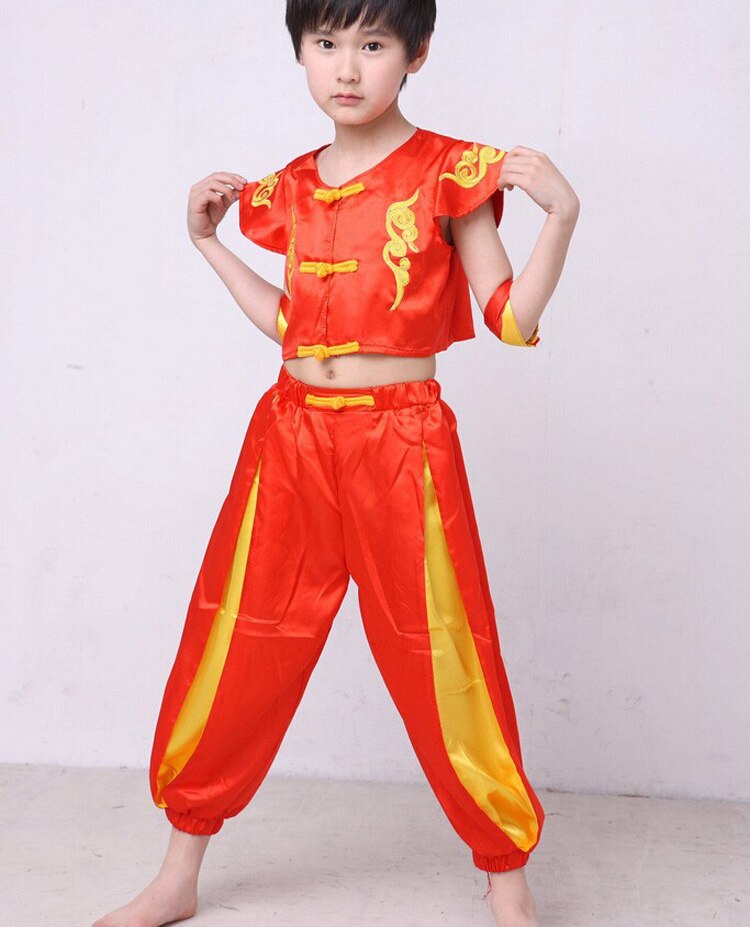 Bambini Cinese Tradizionale Wushu Prestazioni del Costume Del Kimono Judo Kung Fu Tai Chi Marziali Uniforme