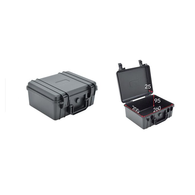 Protective Safety Toolbox Equipment Suitcase Instrument Box Case Impact Resistant Tool Case Shockproof with Sponge 2620
