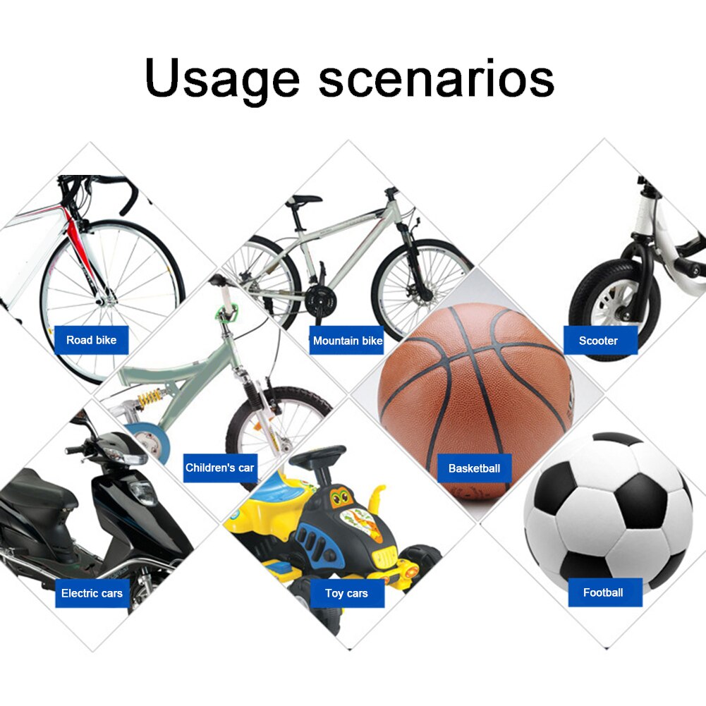 Hand mini cykel däck luftinflator kul nålventil mtb bärbar cykel pump ventil kula mtb tillbehör bärbar cykel pump