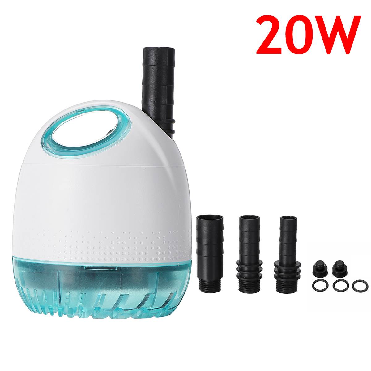12-90W Submersible Water Pump 800L/h-4000L/h Ultra Quiet Waterproof Aquariums Ponds Bottom Suction Water Pumps