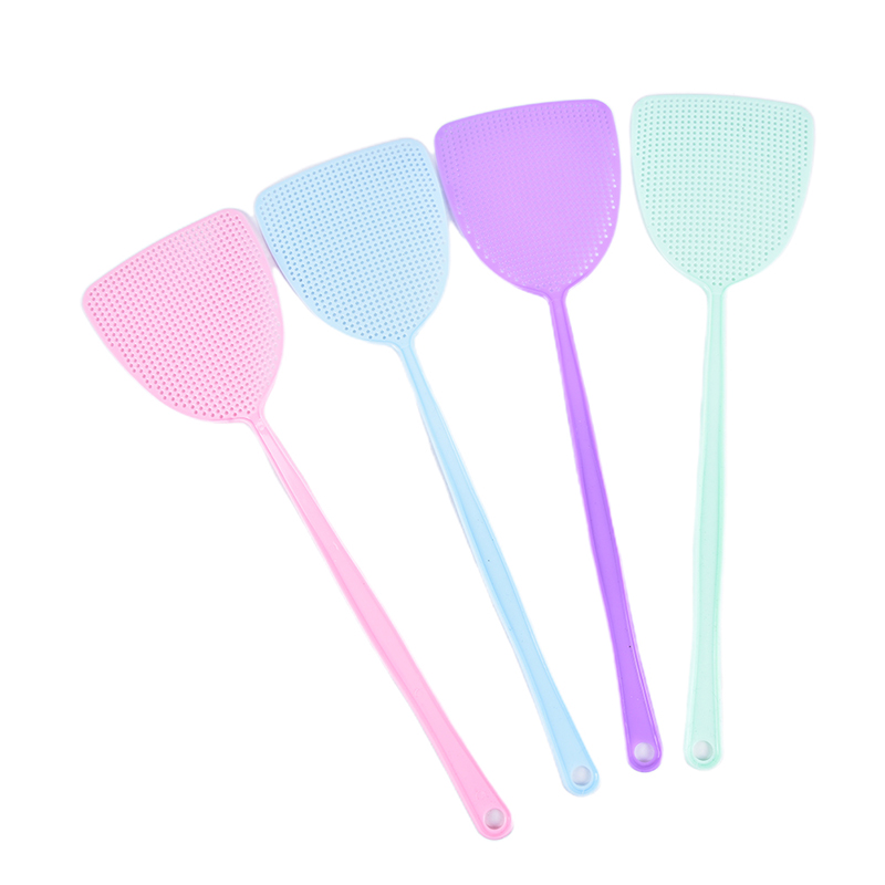 1x tapette à mouche en plastique manuel Swat antiparasitaire prévenir les insectes nuisibles outil avec longue poignée Anti moustique antiparasitaire outil de tueur