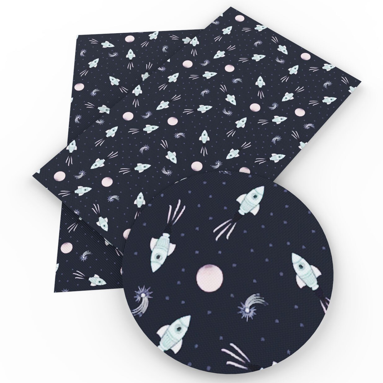 Patchwork Rakete Polyester Baumwolle Stoff für Gewebe NäHenne Quilten Stoffe Hand Material DIY Handgemachte, c14078: 1114928